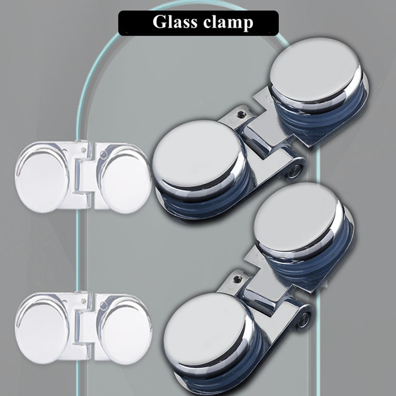 아연 합금 유리 고정 클램프 6-12mm 유리판용 양면 - Glass Door Hinge 리뷰 및 가격